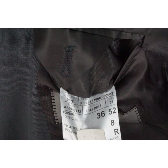 Canali 1934 Silver Label Light Gray 100% Wool 2 Pc Suit Jacket Pants Sz 42R - Picture 9 of 12